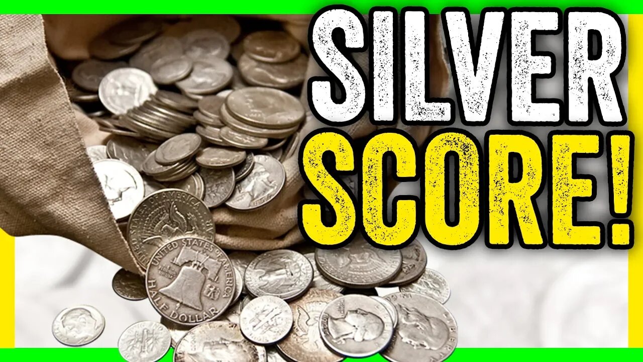 MEGA SILVER SCORE - RARE SILVER COINS FROM BANKS