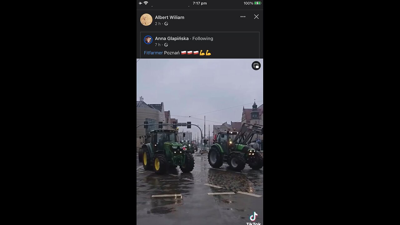 In polish 🚜🇵🇱 farmers protest 09/02/2024