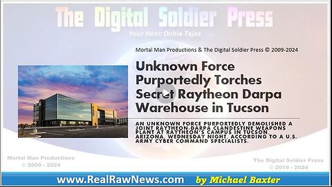 UNKNOWN FORCE DESTROYS DARPA WAREHOUSE IN AZ