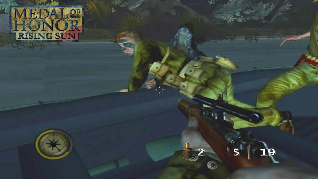 Medal Of Honor Rising Sun - Eaten By An Alligator! Episode 2