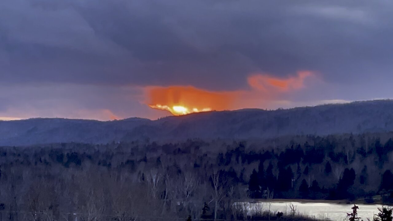 A Setting Sun In Cape Breton Island