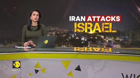 Iran Attacks Israel: Lights streak across the sky as Iran's drones are intercepted over Tel Aviv