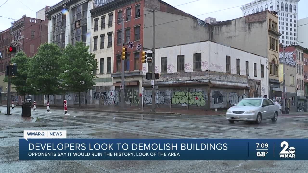 Preservation commission looks to save buildings on Baltimore's Superblock