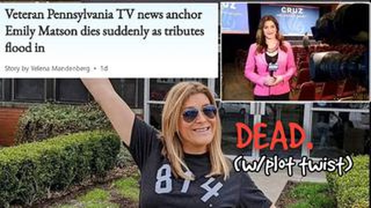 NEWS ANCHOR DIES SUDDENLY - BIZARRE COVER UP STORY BEGINS!