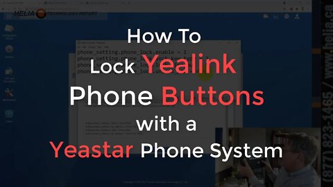 How To Lock Yealink Phone Buttons on a Yeastar Phone System