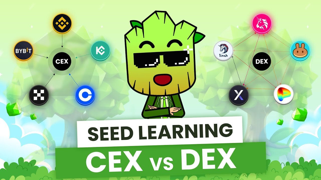 CEX vs DEX: How to Choose the Best Exchange for your Crypto? | SEED Learning