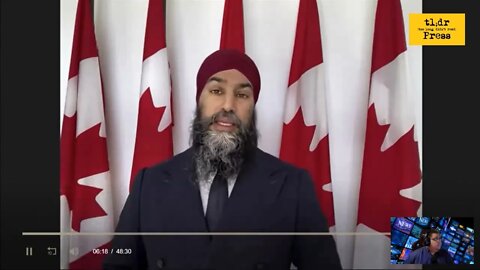 NDP Leader on Blockades Response, Possible Use of Emergencies Act