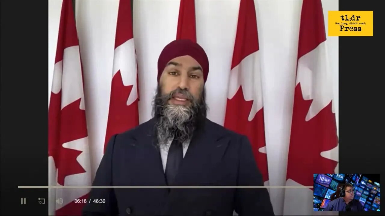 NDP Leader on Blockades Response, Possible Use of Emergencies Act