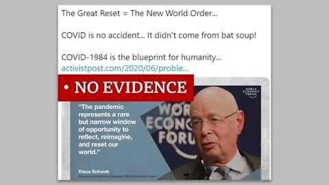 Klaus Schwab Speech and the Great Reset