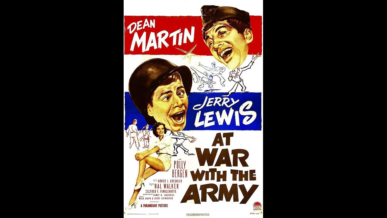 At War With The Army (1950) Dean Martin & Jerry Lewis