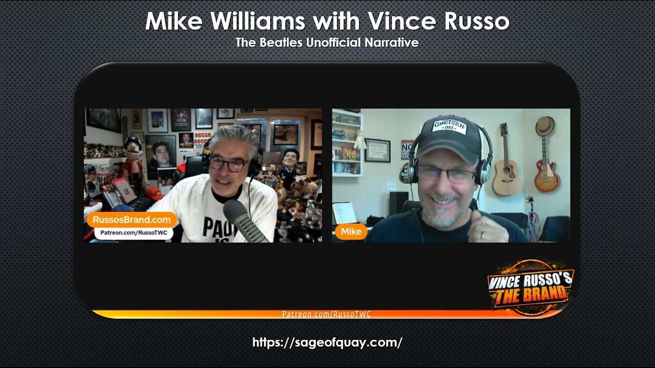 Sage of Quay® - Mike Williams w/Vince Russo - The Beatles Unofficial Narrative (Dec 2024)