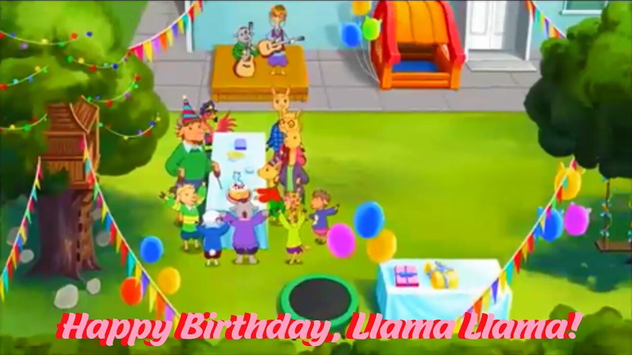 Happy Birthday, Llama Llama! (Cartoon Crossover)