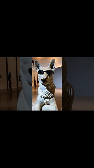 AI Statue Of My Dog Maple