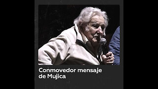 Conmovedor discurso de Mujica hace llorar a cientos de personas