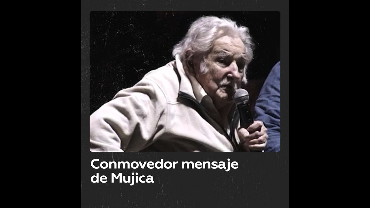 Conmovedor discurso de Mujica hace llorar a cientos de personas