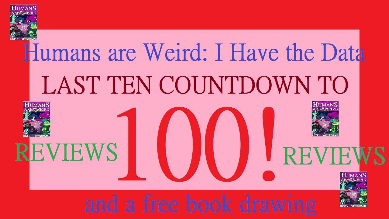 Announcement - 10 Review Count Down To 100 Amazon Review Book Giveaway Has Started