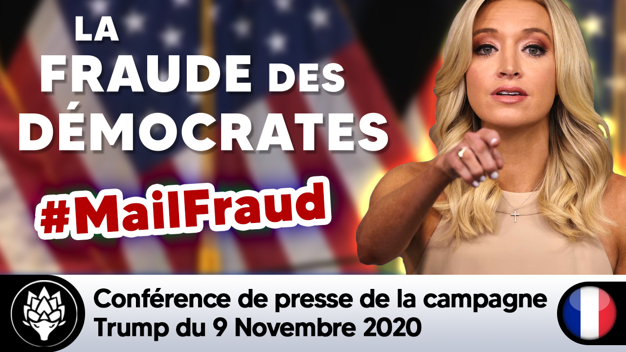 🇺🇸 Elections américaines ⭐ Conférence de presse de la campagne Trump - 9 Nov 2020