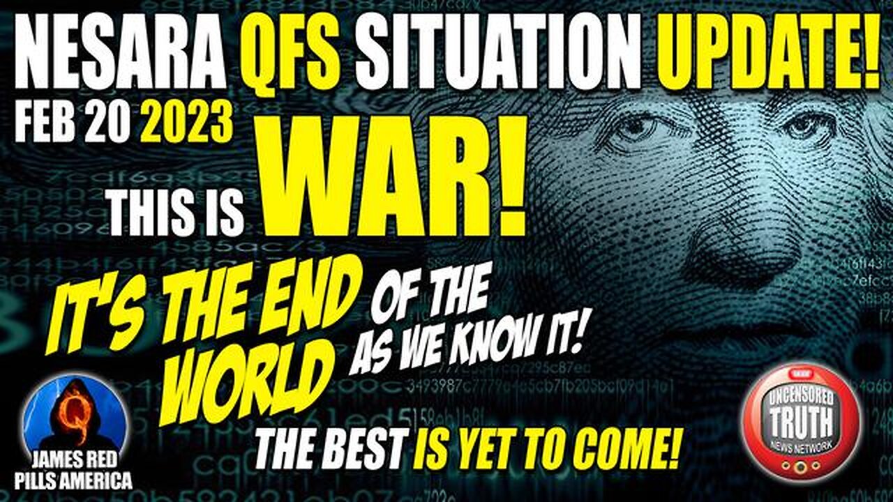 NESARA QFS SITUATION UPDATE & GCR REPORT FEB 20: IT'S THE END OF THE WORLD AS WE KNOW IT! HUGE NEWS!