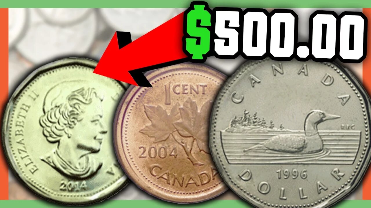 RARE CANADIAN COINS WORTH MONEY - VALUABLE CANADIAN COINS IN POCKET CHANGE!!