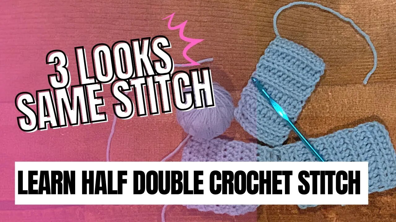 How to Half Double Crochet