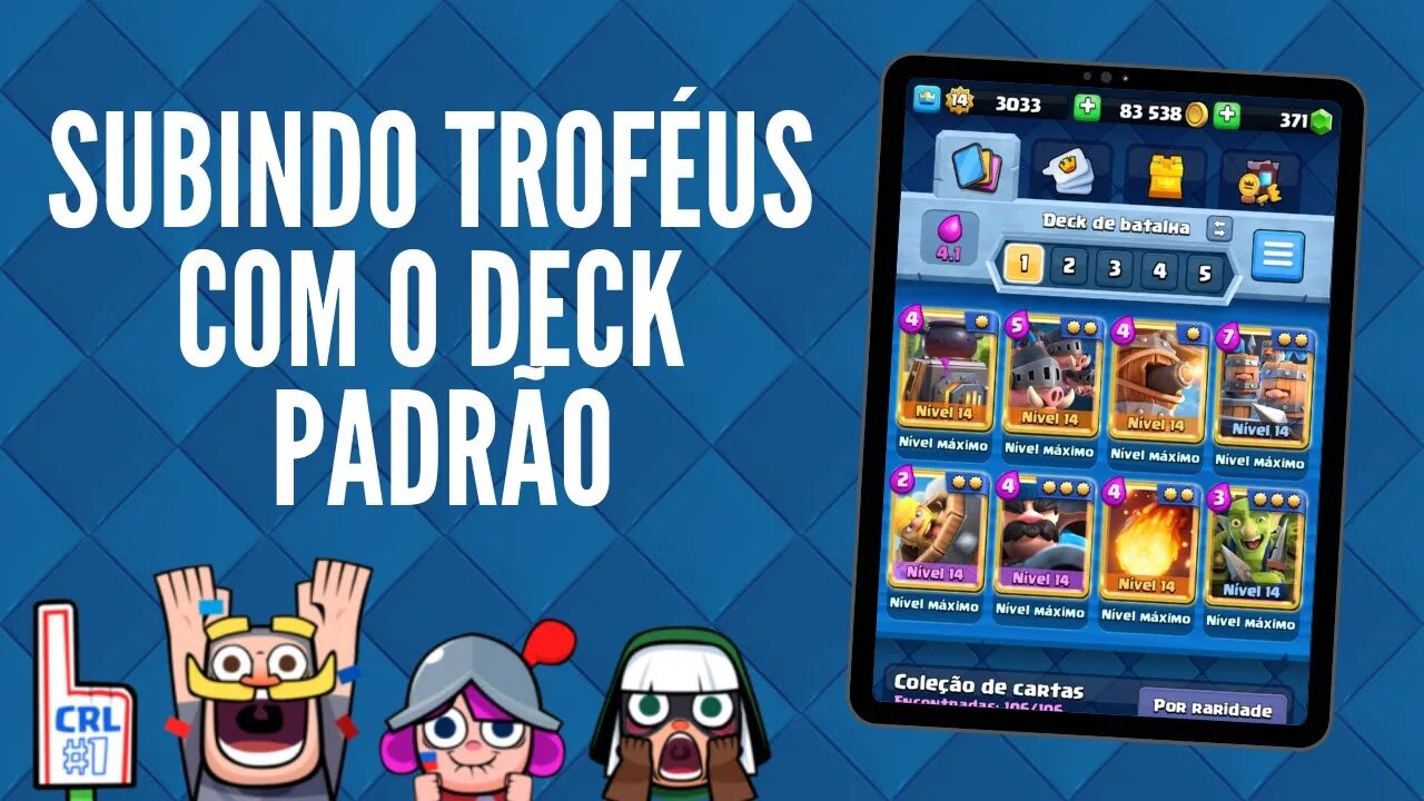 A Vitória dos 6010 troféus Clash Royale