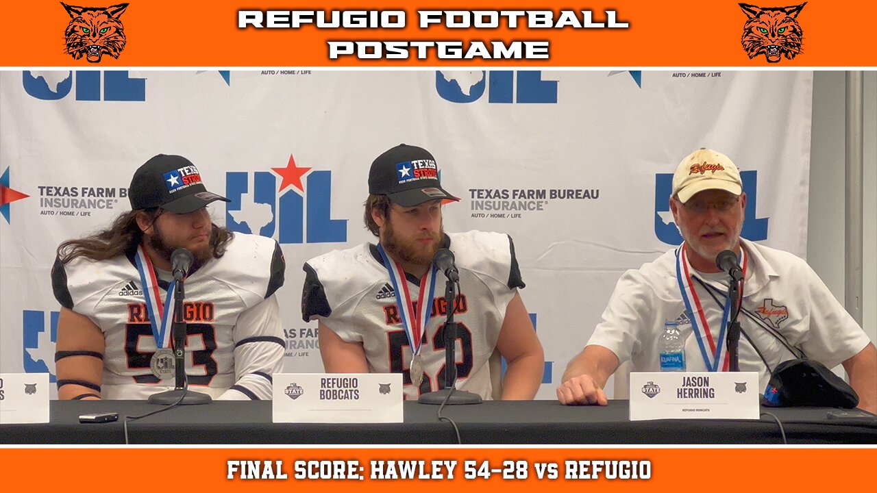 Refugio State Championship Press Conference