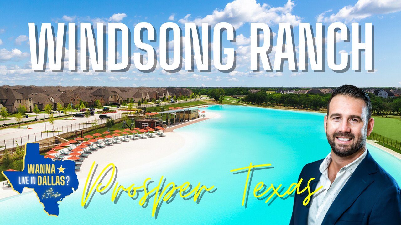 WINDSONG RANCH LAGOON 2023 | BEST MASTER PLANNED COMMUNITIES IN PROSPER TEXAS | NORTH DALLAS SUBURBS