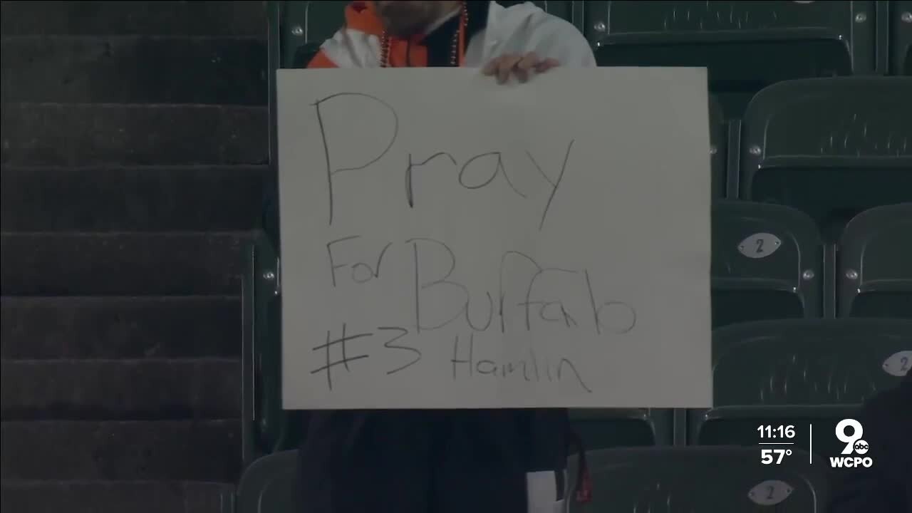 Fan at Bengals-Bills recounts moment Damar Hamlin collapsed