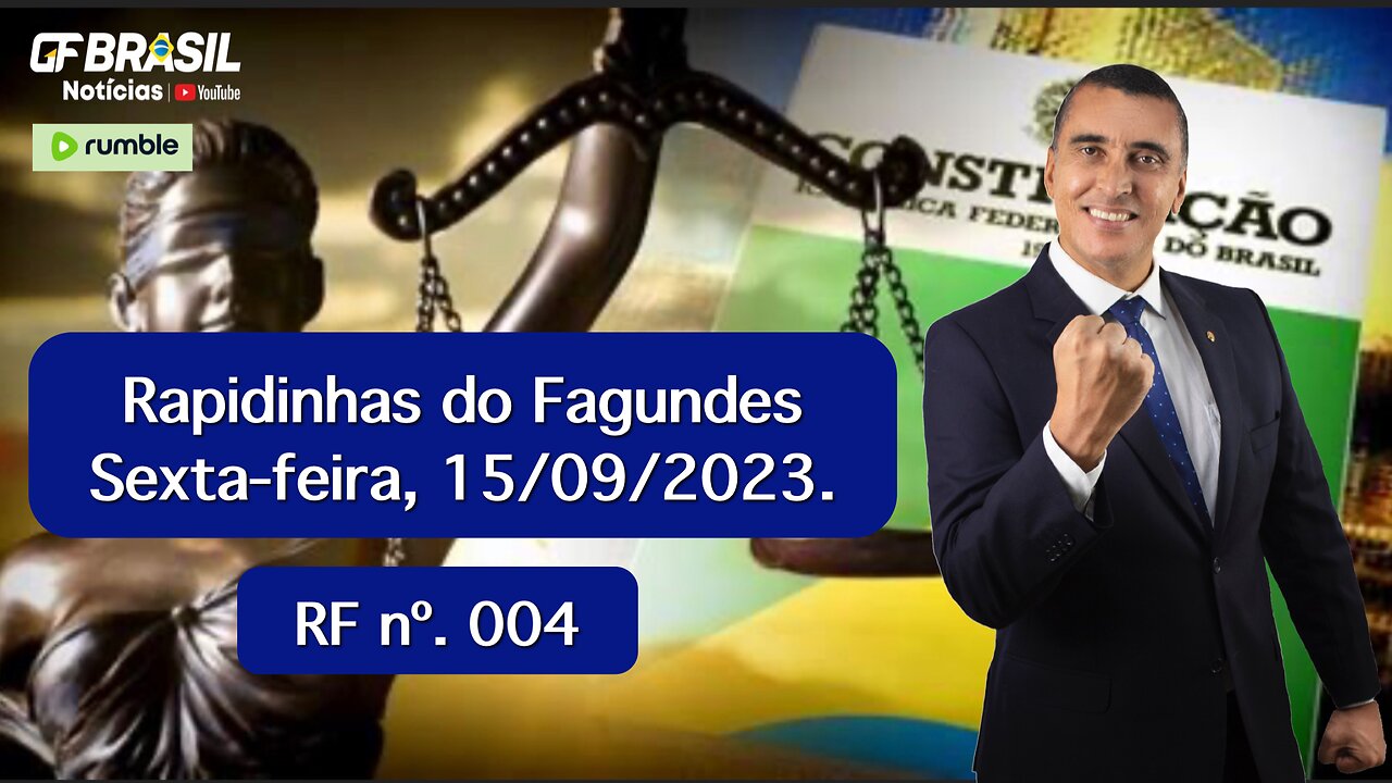 Rapidinhas do Fagundes - sexta-feira, 15/09/2023. RF nº. 004!