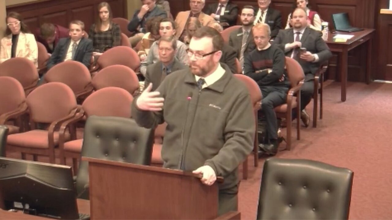 ISAA President Greg Pruett Testifies on SB 1325, a Bill to Protect Free Speech for Gun Owners