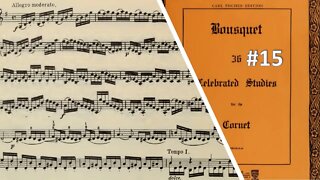 🎺🎺🎺 [TRUMPET ETUDE] BOUSQUET 36 Celebrated Studies for the Cornet - #15 por Helder Passinho Jr.