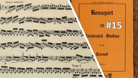 🎺🎺🎺 [TRUMPET ETUDE] BOUSQUET 36 Celebrated Studies for the Cornet - #15 por Helder Passinho Jr.