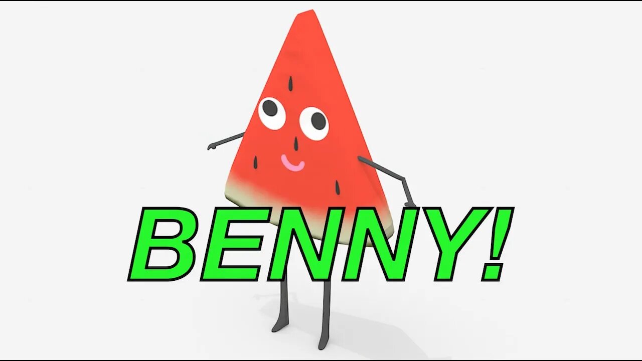 Happy Birthday BENNY! - WATERMELON Birthday Song