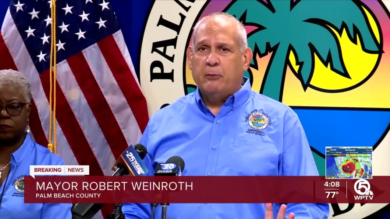 All Palm Beach County operations closed Wednesday