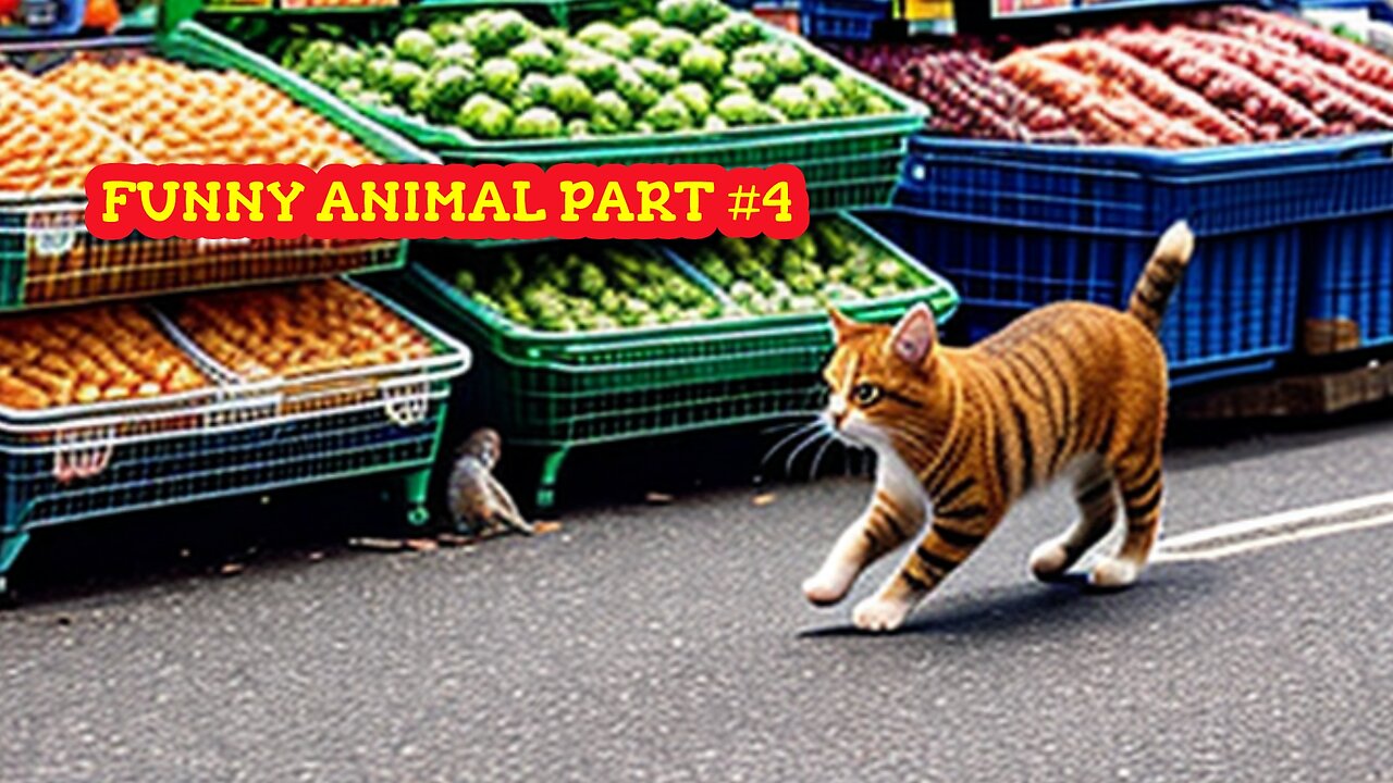cats and other animals with their cute behavior