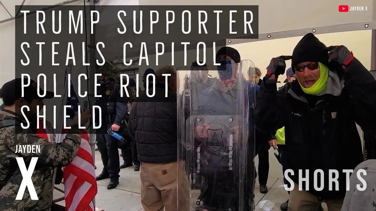 Trump Supporter At The U.S. Capitol Riot Yells "Their Doing What Were Doing" | Jan 6th, 2021