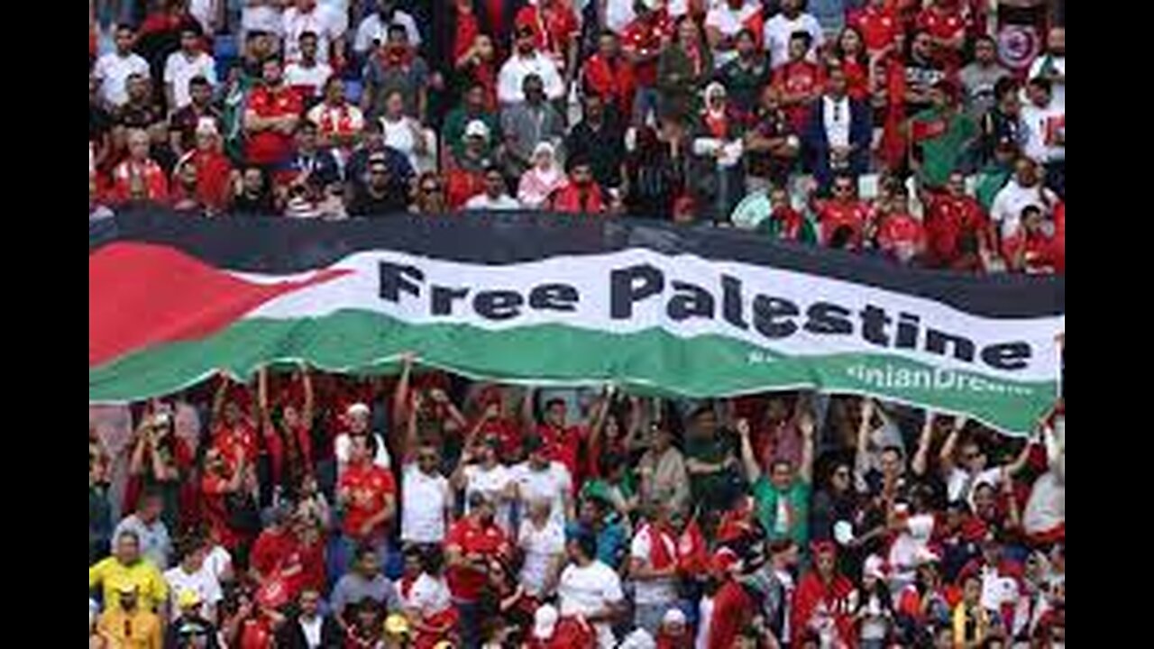 today's latest news, virall yells morocco for palestine