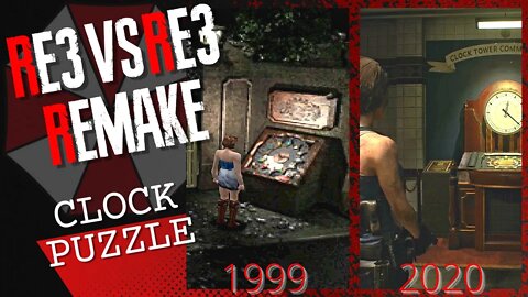 RE3 vs RE3 Remake: Clock Puzzle