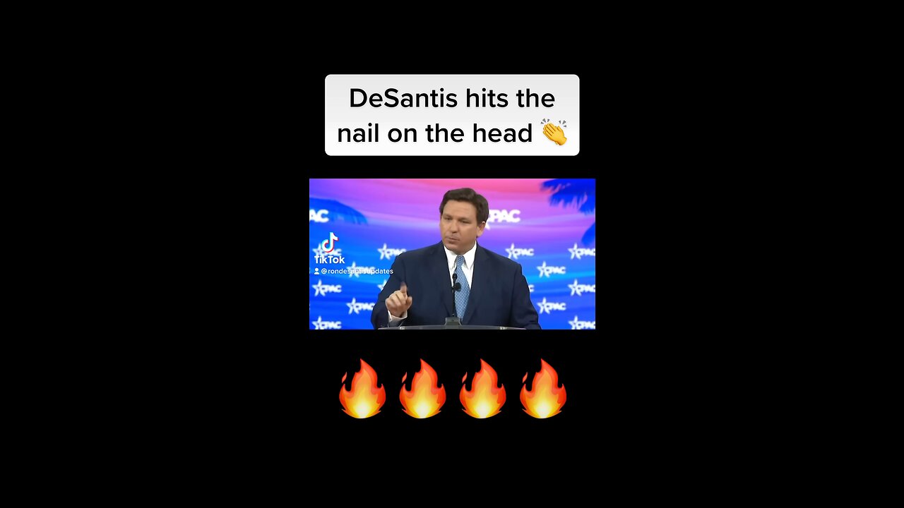 This is what makes Ron DeSantis so great!