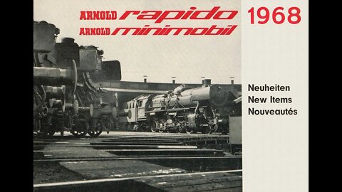 Arnold Modellbahn Katalog von 1968