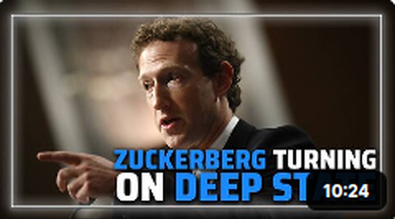 Zuckerberg's Turning On The Deep State Signals