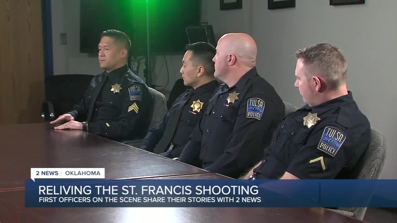 Part 2: Tulsa officers relive St. Francis shooting