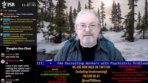 2024-01-15 15:00 EST - The PATRIOTski Tavern: