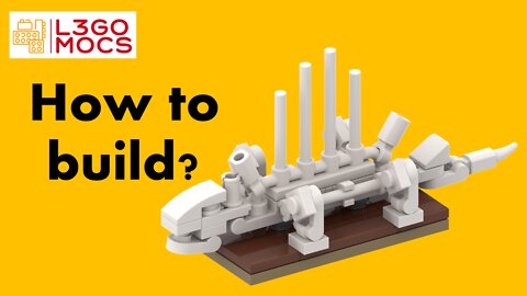 How to upgrade Lego Ideas 21320 Dinosaur Fossils with one Dimetrodon MOC?