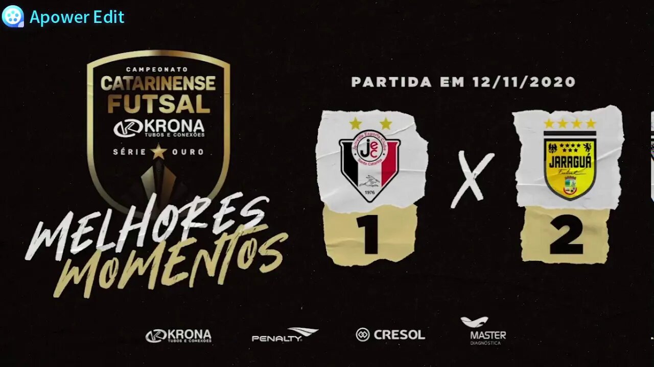 JEC FUTSAL 1X2 JARAGUÁ - MELHORES MOMENTOS