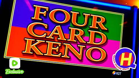 Rumble Exclusive! 4-Card KENO! QHS Free Play May: Day 16