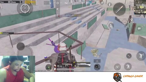 Jogando PUBG Mobile-Playing PUBG Mobile