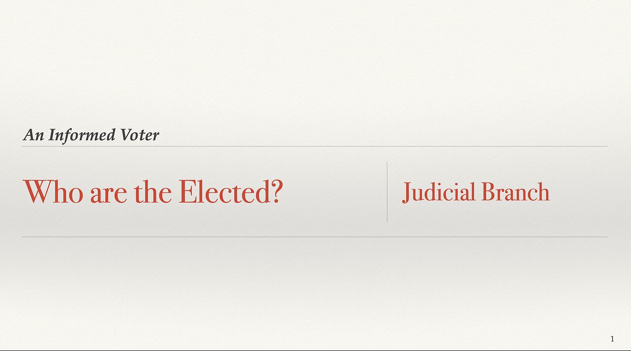 Who are the Elected? Oregon Judicial Branch - Skeet Arasmith