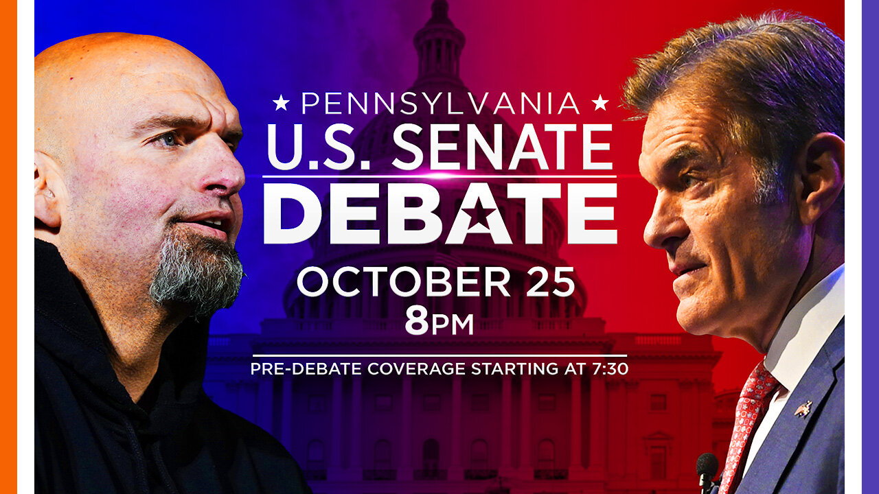 🔴LIVE: 2022 Pennsylvania Senate Debate (Dr. Mehmet Oz vs Cyborg John Fetterman) 🟠⚪🟣 NPC Politics