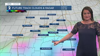 Warm with Scattered Showers Later Tonight